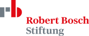 KI generiert: Das Bild zeigt das Logo der Robert Bosch Stiftung. Es besteht aus einem stilisierten "r" und "b" in Grau und Rot, gefolgt von dem Schriftzug "Robert Bosch Stiftung".