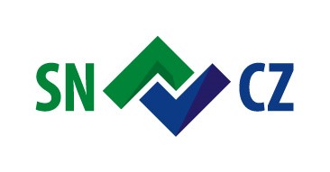 KI generiert: Das Bild zeigt das Logo mit den Buchstaben "SN" in grün, gefolgt von zwei überlappenden Häkchen in Grün und Blau sowie den Buchstaben "CZ" in Blau. Der Hauptinhalt des Bildes ist das Logo-Design.